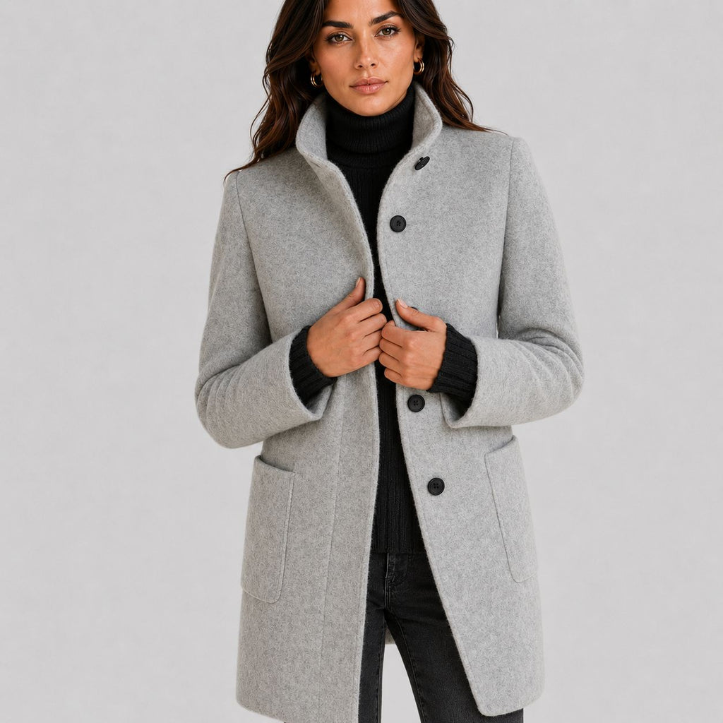 Marlowe | Elegant Grey Winter Jacket